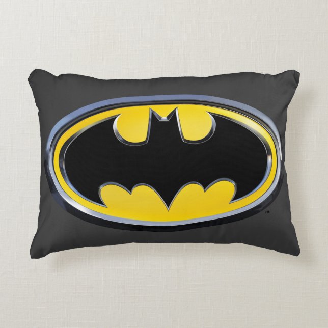 Coussins Décoratifs Symbole Batman | Logo classique (Devant)