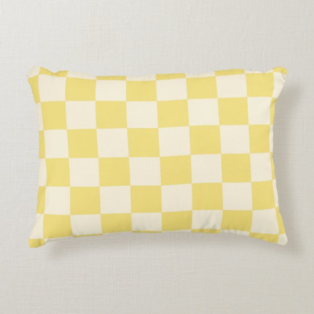 Coussins Décoratifs Tableau de bord jaune (Devant)