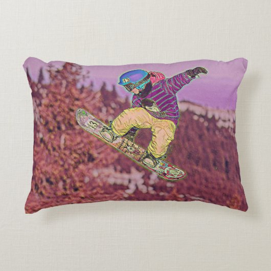 Coussins Décoratifs Tableau de snowboard (Devant)