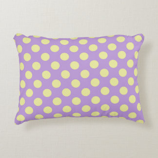 Coussins Décoratifs Taches pois lavande et citron