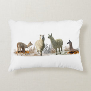 Coussins Décoratifs Tapisserie Llama Meadow (choisissez la couleur)