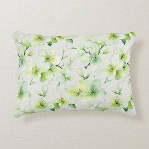 Coussins Décoratifs Teinture Florale Verte Menthe