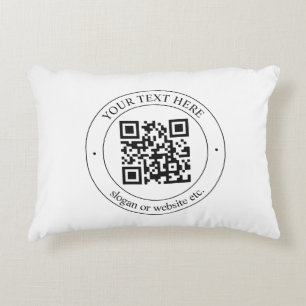 Coussins Décoratifs Téléchargez votre propre code QR et texte personna