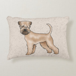 Coussins Décoratifs Tender Irish Soft-Coated Wheaten Terrier Beige