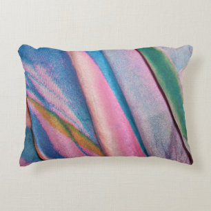 Coussins Décoratifs textile bleu rose