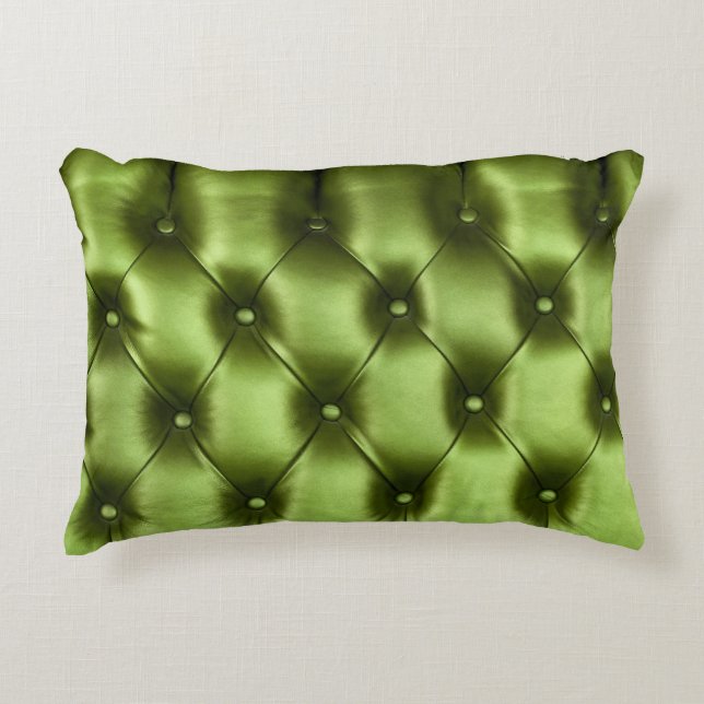 Coussins Décoratifs texture Arrière - plan du capitone vert foncé auth (Devant)