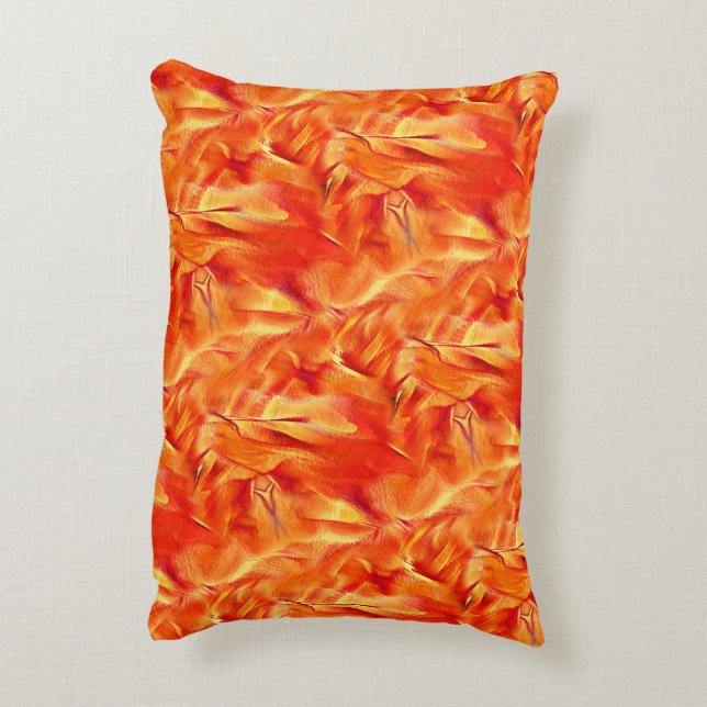 Coussins Décoratifs Texture bizarre tonalité très satinée, beaucoup ro (Dos(Vertical))