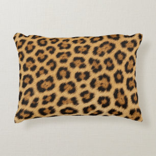 Coussins Décoratifs texture de léopard fourrure peau cuir imprimé anim