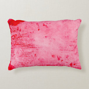 Coussins Décoratifs Texture de peinture grunge rose rouge