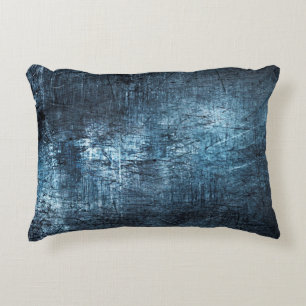 Coussins Décoratifs Texture métal gris bleu arrière - plan