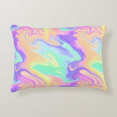 Coussins Décoratifs Tie Dye Tourbillon Pastel Groovy (Devant)