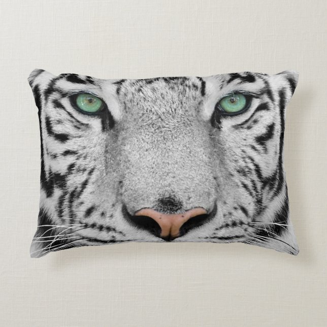 Coussins Décoratifs Tigre blanc (Devant)