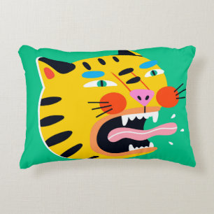 Coussins Décoratifs Tigre drôle Abstrait