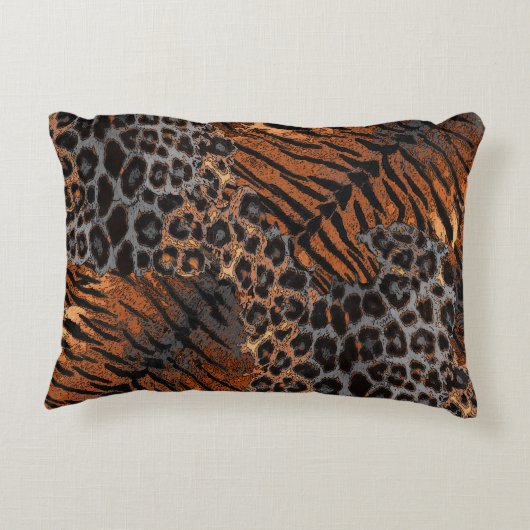 Coussins Décoratifs Tigre léopard tendance (Dos)