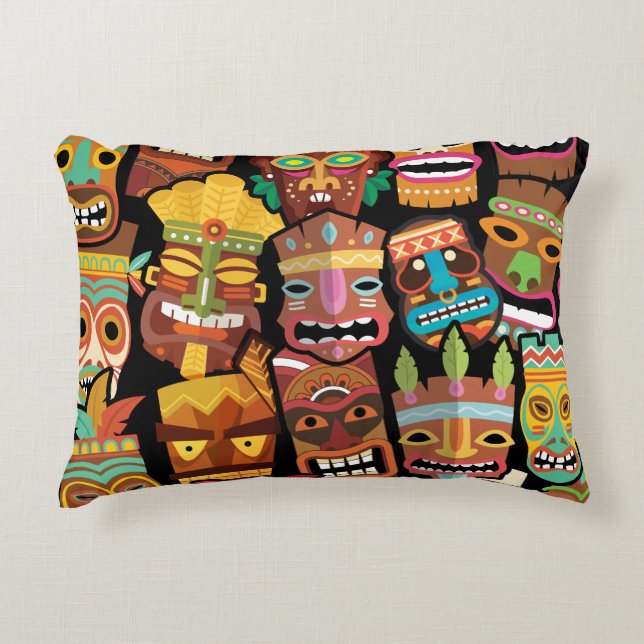 Coussins Décoratifs TIKI Pattern 5 (Devant)