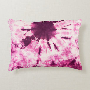 Coussins Décoratifs Tissu batik de teinture pourpre pour arrière - pla