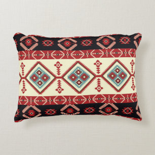Coussins Décoratifs Tissu natif. Kilim de conception géométrique. Tr