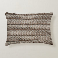 Tissu tricoté plat, texture marron.