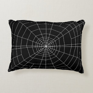 Coussins Décoratifs toile d'araignée sur Noir