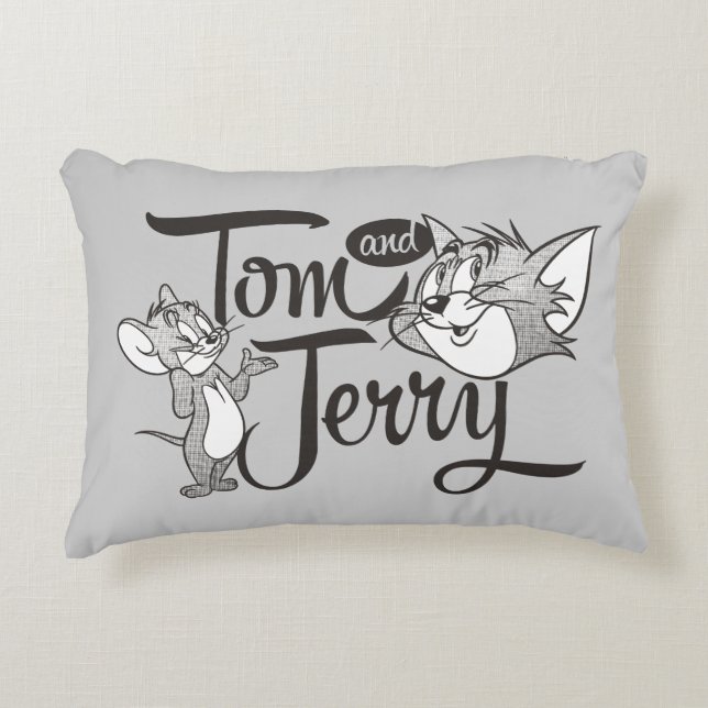 Coussins Décoratifs Tom Et Jerry | Tom Et Jerry Ont L'Air Doux (Devant)