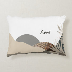 Coussins Décoratifs Tons de Terre Minimalistes Nature Abstraite