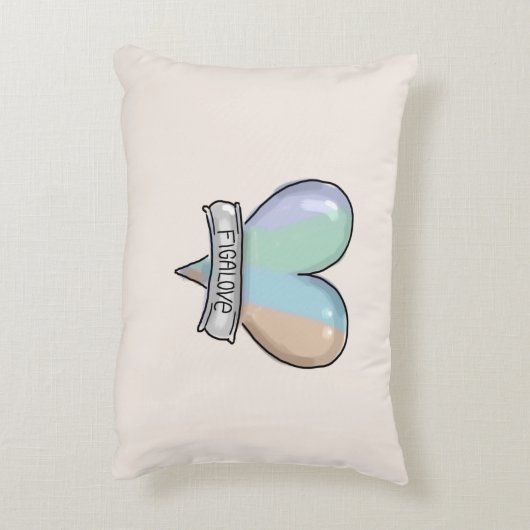 Coussins Décoratifs Topaz Mist Figaro accent pillow (Dos(Vertical))