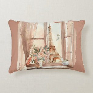 Coussins Décoratifs Tour Eiffel Au lever Du Soleil