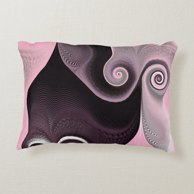 Coussins Décoratifs Tourbillon rose 45 (Dos)