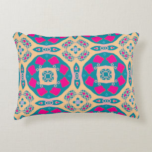 Coussins Décoratifs Traditionnel, patchwork péruvien, motif de tuiles