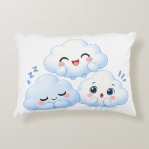 Coussins Décoratifs Trio d'amis nuages