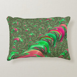 Coussins Décoratifs Tripant Funky Psychédélique Groovy Spirale Art Fra