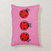 Coussins Décoratifs Trois petits Ladybugs - Polyester brossé (Devant(Vertical))