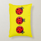 Coussins Décoratifs Trois petits Ladybugs - Polyester brossé (Devant(Vertical))