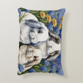 Coussins Décoratifs Trois petits lapins de lop (Dos(Vertical))