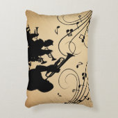 Coussins Décoratifs Trumpet Section Musique rustique (Devant(Vertical))