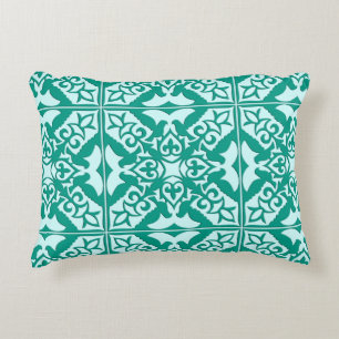 Coussins Décoratifs Tuile marocaine - turquoise et aqua
