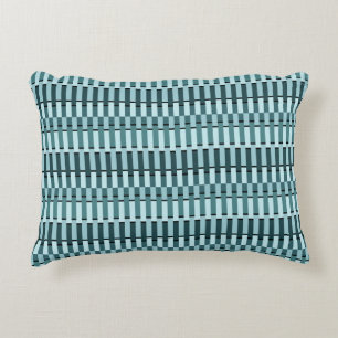 Coussins Décoratifs Turquoise Bleu élégant Abstrait moderne Motif en b