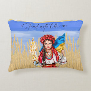 Coussins Décoratifs Ukraine Femme soutien Drawstring Carnet porte