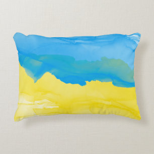 Coussins Décoratifs Ukraine jaune bleu