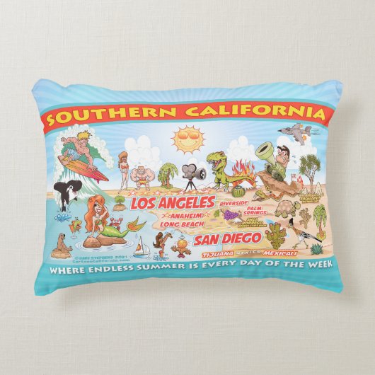 Coussins Décoratifs Ultimate Sunny California (Devant)