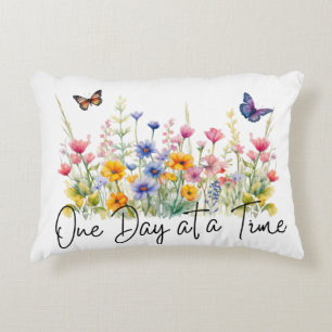 Coussins Décoratifs Un jour à la fois Fleurs sauvages de devis inspira