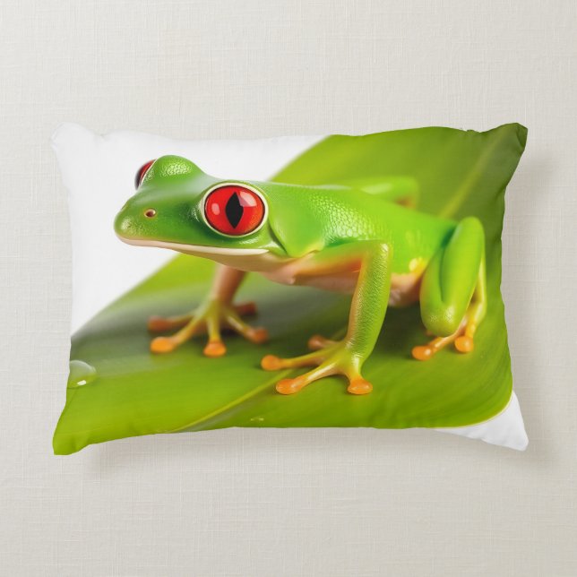 Coussins Décoratifs Une Grenouille Tree Frog Redeye (Devant)
