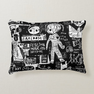 Coussins Décoratifs Une image qui inclut une pluralité de symboles.str