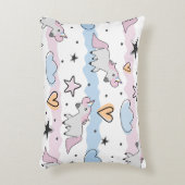 Coussins Décoratifs Unicorns and stars pattern (Devant(Vertical))