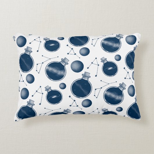 Coussins Décoratifs Univers dans une bouteille (Devant)