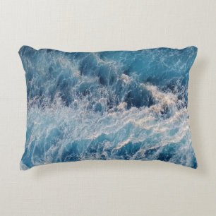 Coussins Décoratifs Vagues bleues de l'océan