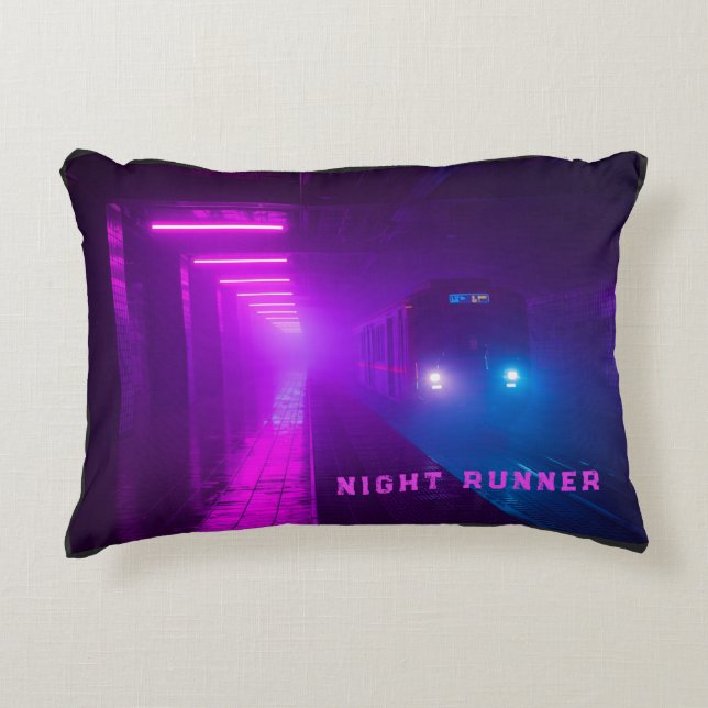 Coussins Décoratifs Vap Retro Synthwave (Devant)