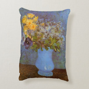 Coussins Décoratifs Vase aux lilas et aux marguerites de Vincent van G