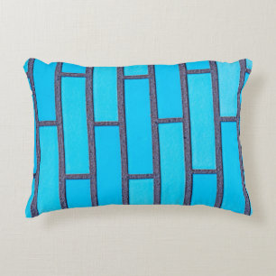 Coussins Décoratifs vecteur de brique turquoise et grise