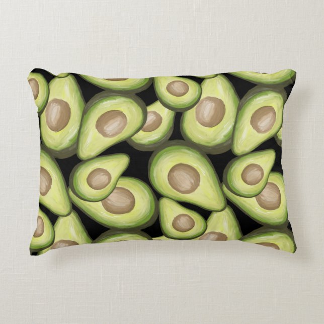 Coussins Décoratifs Végétal Cuit Gourmet Avacados (Devant)